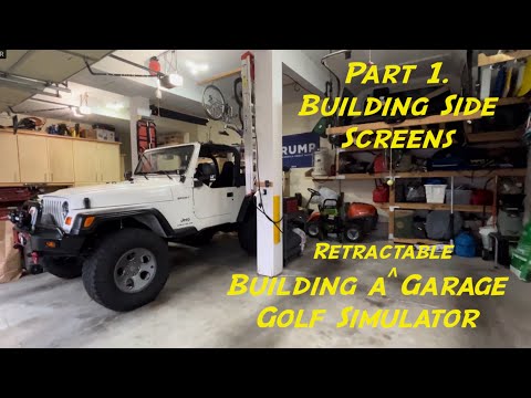 Retractable DIY Garage Golf Simulator - Part 1