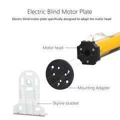Roller Blind Bracket Adapter Plate, Mounting Plates for Electric Blind Motor.