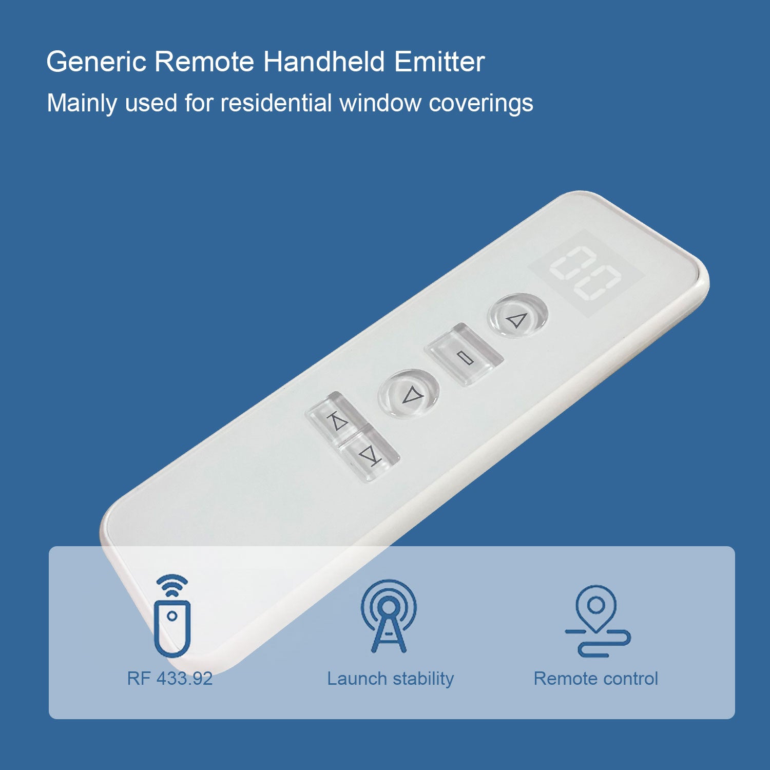 Remote Control 16address AC123-01D, AC123-06D, AC123-16D 16 Channel Wireless RF433 Controller T ...