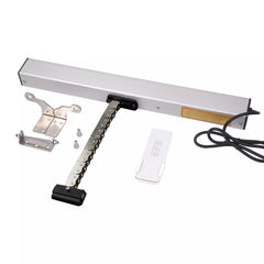 Skylight Motor & Window Opener with RF Remote Control, AC110-240V Hard-Wired, Adjustable Stroke for Awning Windows, Vents, Hopper Windows and Small Skylights