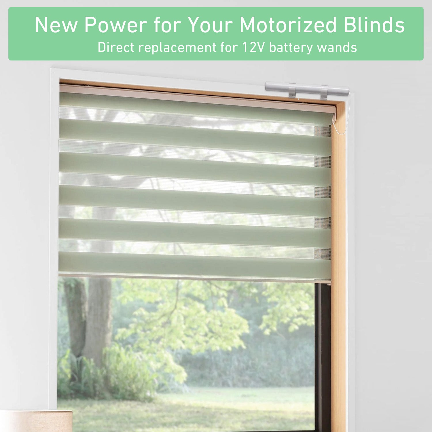 12V DC Reloadable Battery Tube for Motorized Blinds & Shades – AA Powered Roller Shade Motor Wand – Long-Lasting, Easy Installation 12V DC Reloadable Battery Tube for Motorized Blinds & Shades – AA Powered Roller Shade Motor Wand – Long-Lasting, Easy Installation