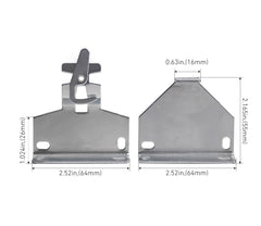 Rollerhouses Mounting Brackets for R16 Roller Shade, 1 Pair